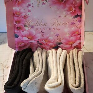 Women’s Wool Socks 4 Pack-80% Sheep Wool